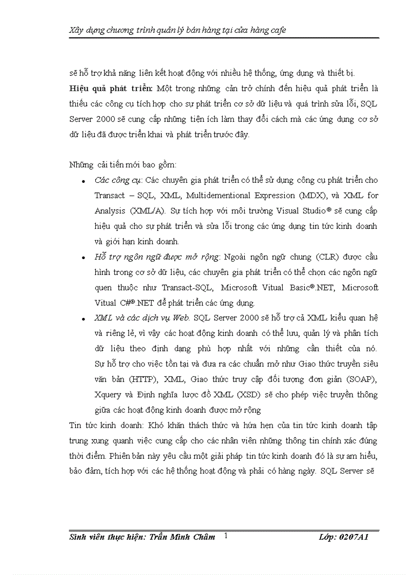 image for page Xây dựng chương trình quản lý bán hàng tại cửa hàng cafe 1