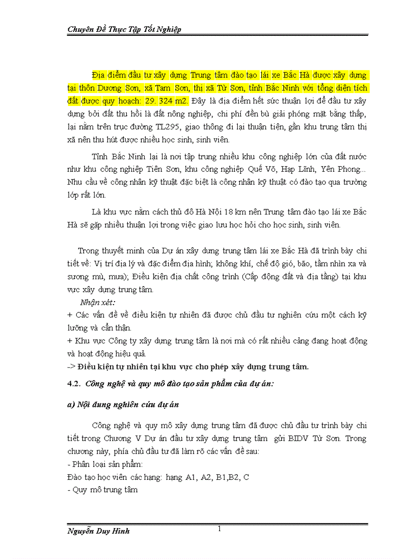 image for page Xây dựng trung tâm đào tạo lái xe Bắc Hà