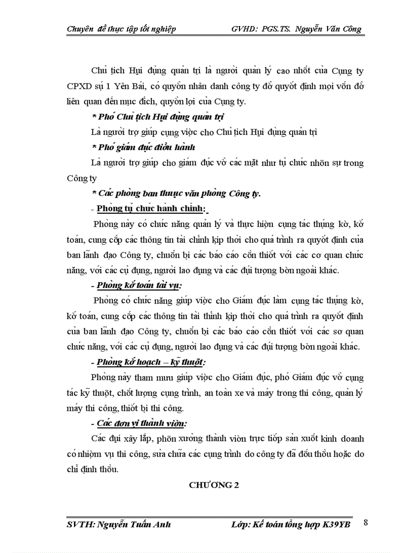 image for page Hoàn thiện kế toán chi phí sản xuất và tính giá thành sản phẩm xây lắp tại Công ty Cổ phần Xây dựng số 1 Yên Bái 1
