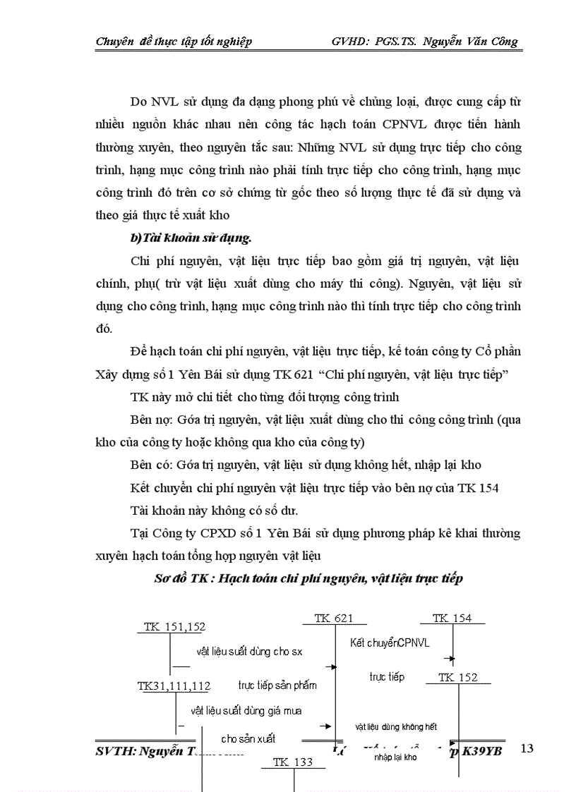 image for page Hoàn thiện kế toán chi phí sản xuất và tính giá thành sản phẩm xây lắp tại Công ty Cổ phần Xây dựng số 1 Yên Bái 1