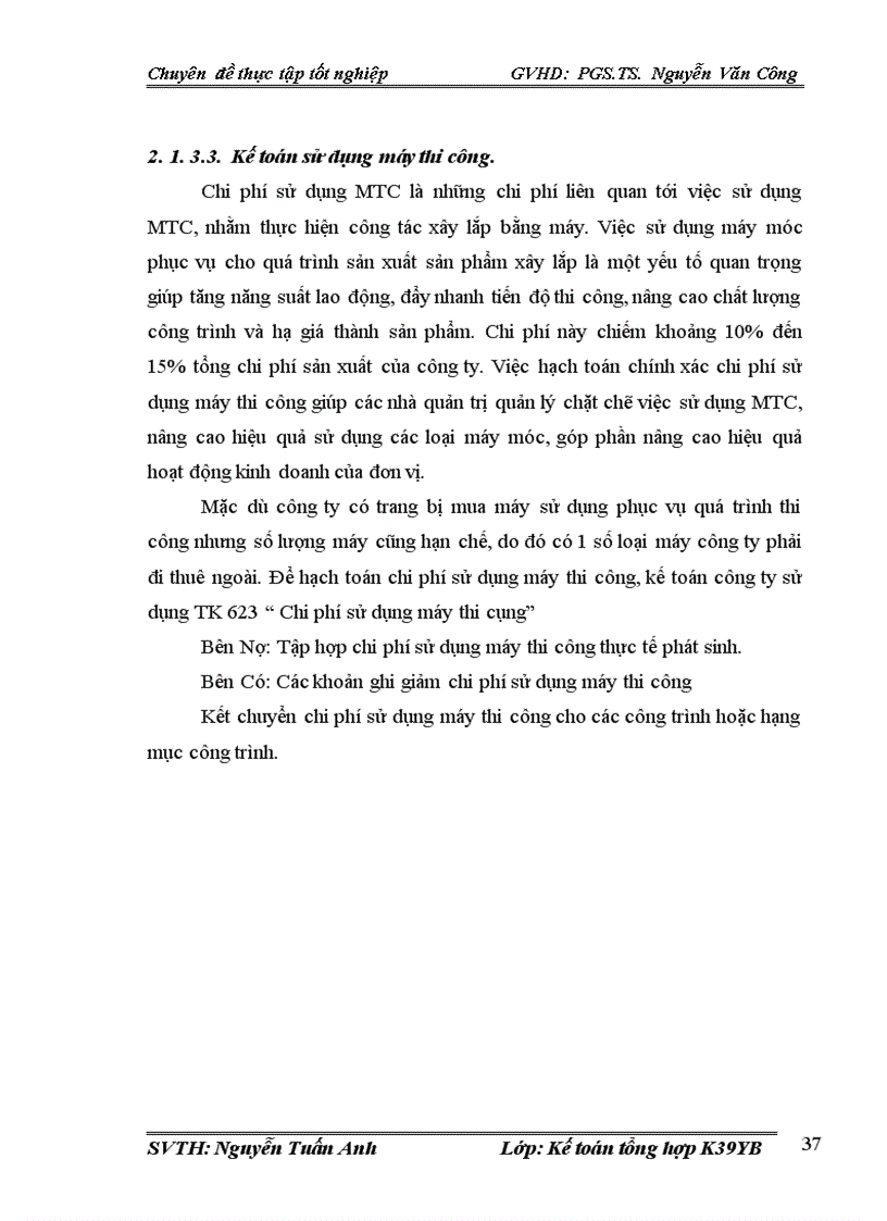 image for page Hoàn thiện kế toán chi phí sản xuất và tính giá thành sản phẩm xây lắp tại Công ty Cổ phần Xây dựng số 1 Yên Bái 1