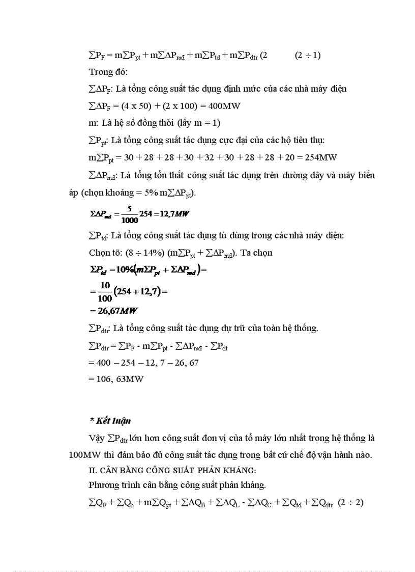 image for page Chọn máy biến áp và sơ đồ nối điện chính