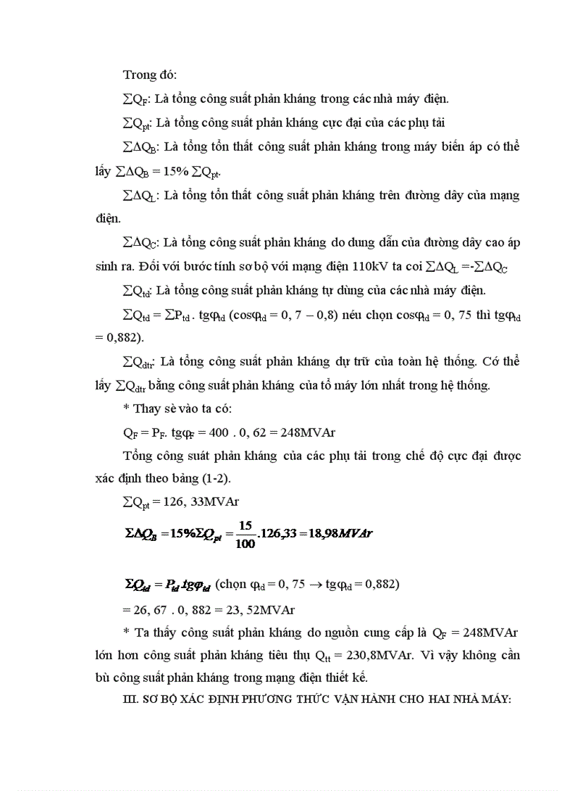 image for page Chọn máy biến áp và sơ đồ nối điện chính