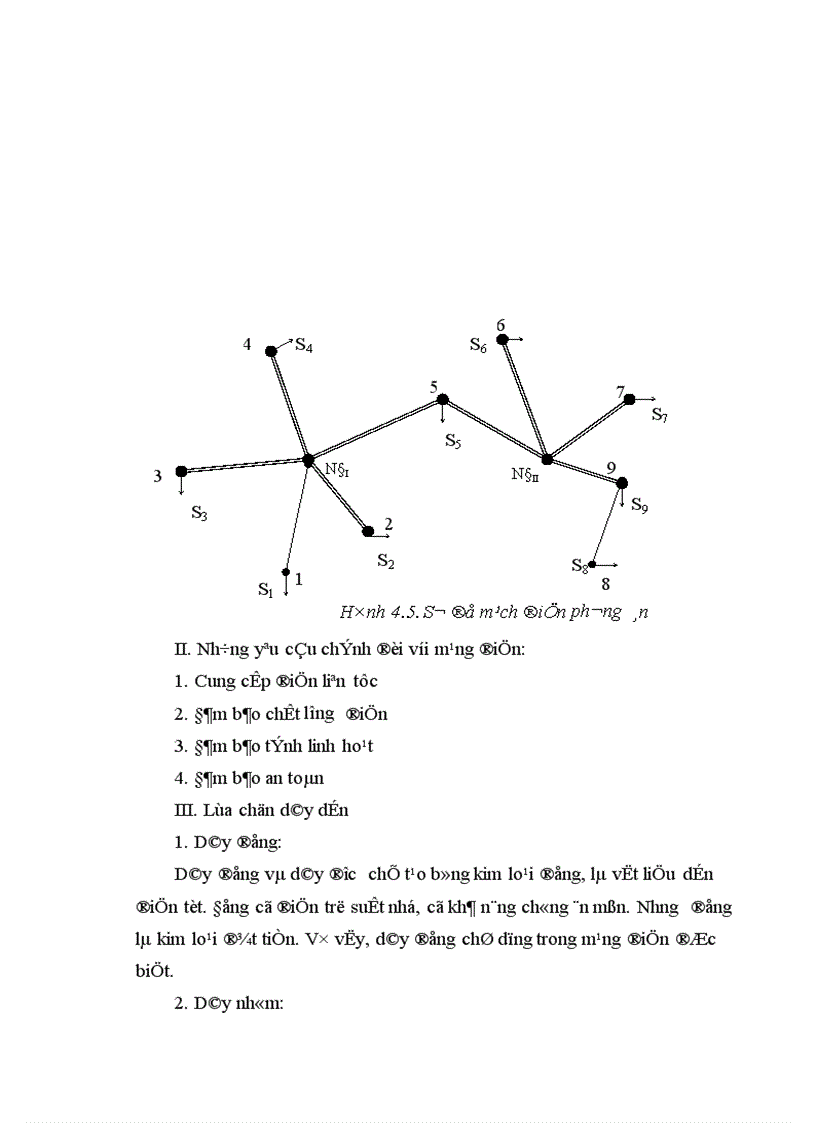 image for page Chọn máy biến áp và sơ đồ nối điện chính