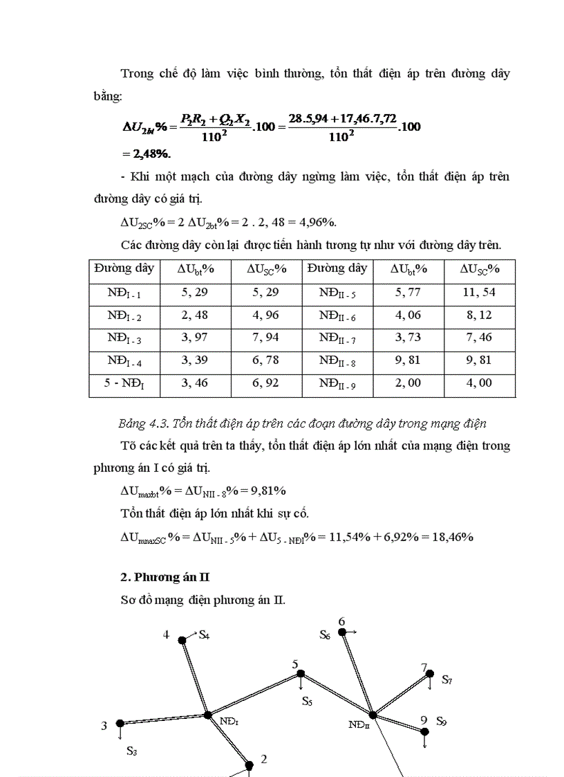 image for page Chọn máy biến áp và sơ đồ nối điện chính