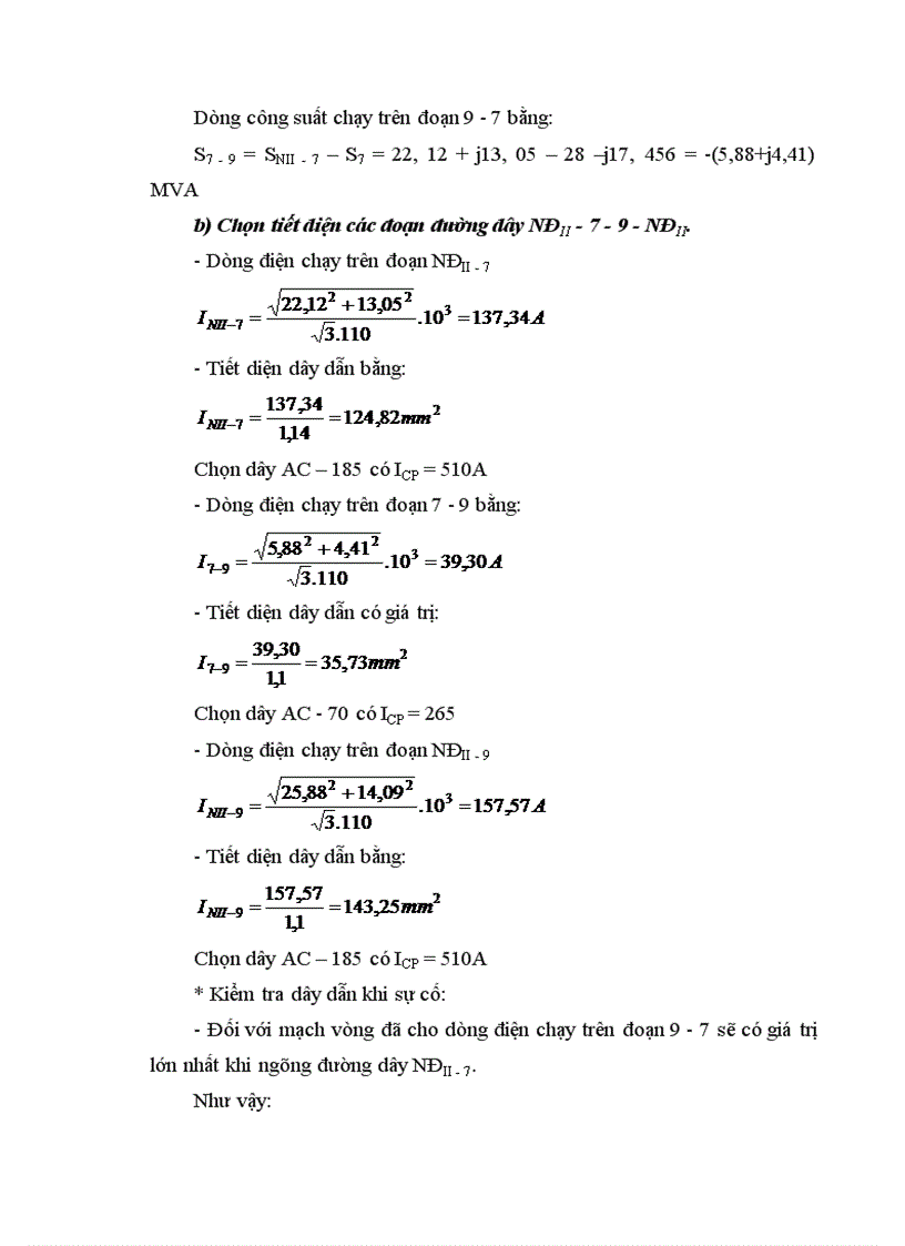 image for page Chọn máy biến áp và sơ đồ nối điện chính