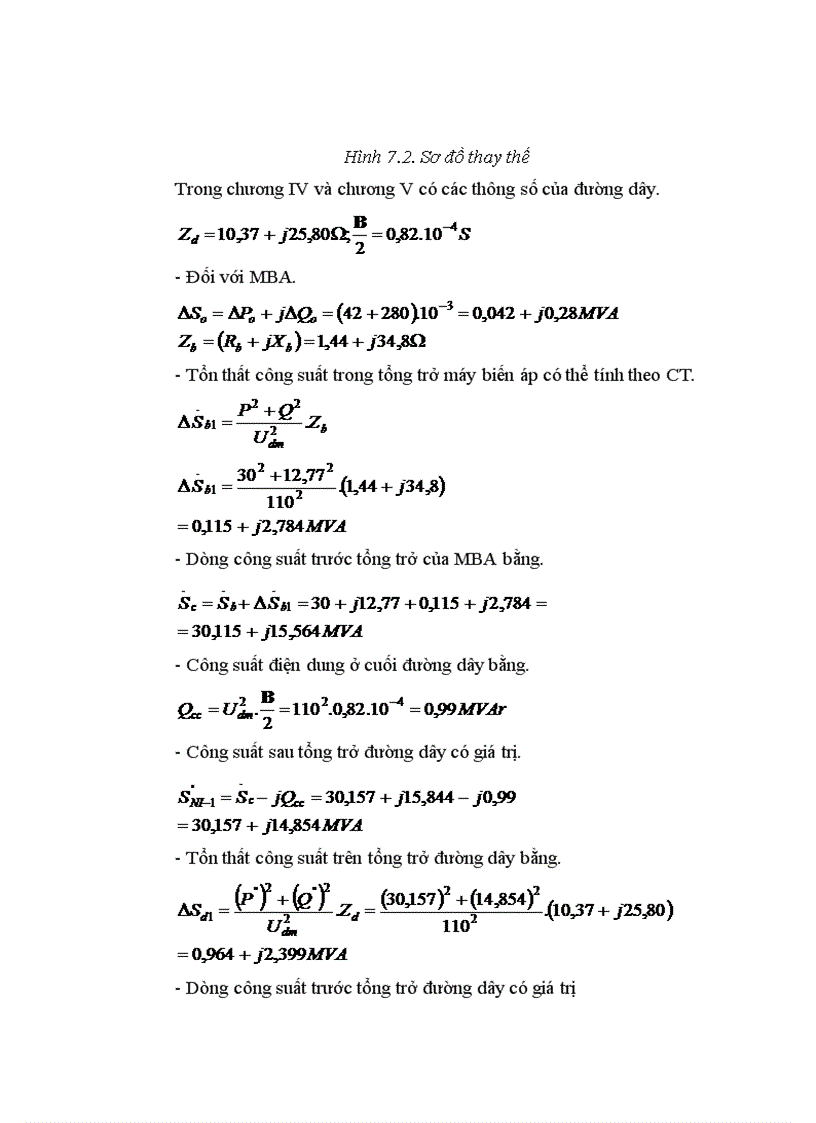 image for page Chọn máy biến áp và sơ đồ nối điện chính