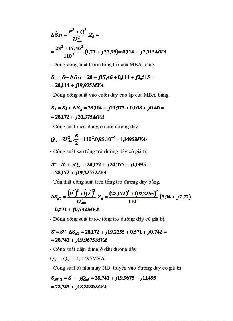 image for page Chọn máy biến áp và sơ đồ nối điện chính