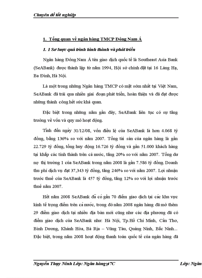 image for page Giải pháp nâng cao hiệu quả huy động vốn tại ngân hàng thương mại cổ phần Đông Nam Á 1