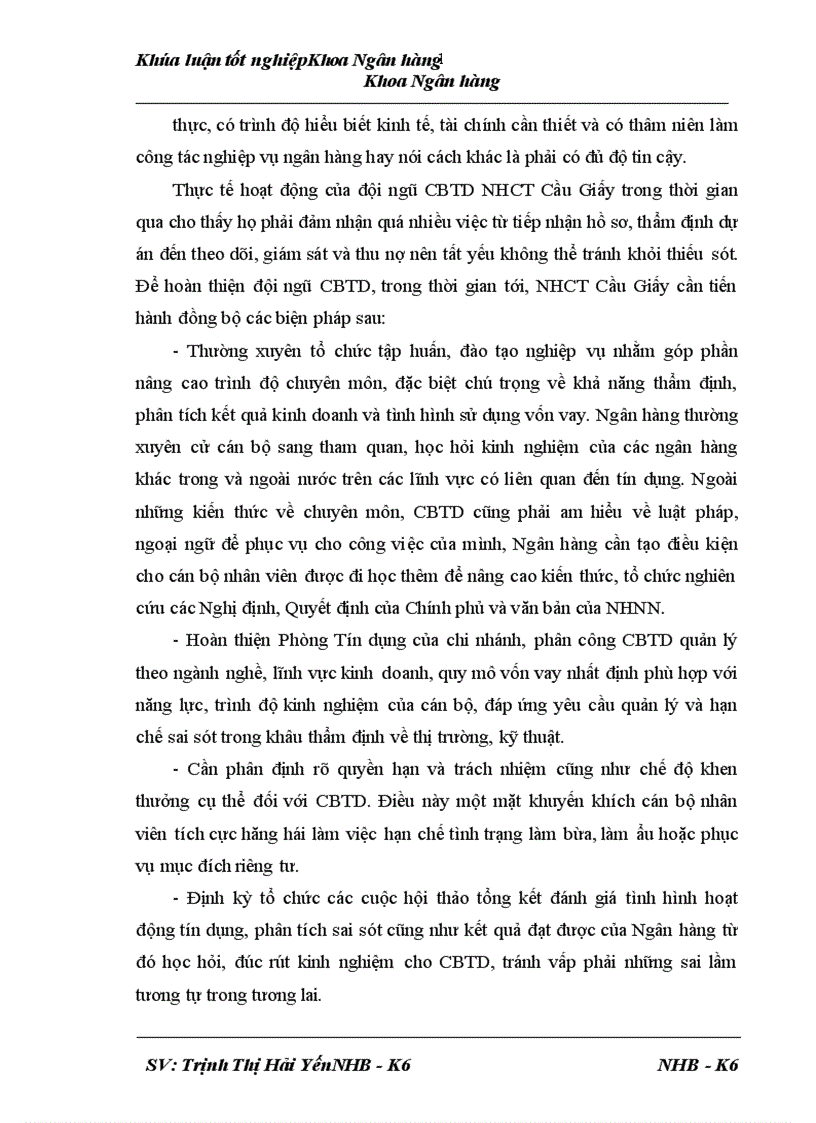 image for page Giải pháp nâng cao chất lượng tín dụng trung dài hạn đối với doanh nghiệp ngoài quốc doanh tại Ngân hàng Công Thương chi nhánh Cầu Giấy 1