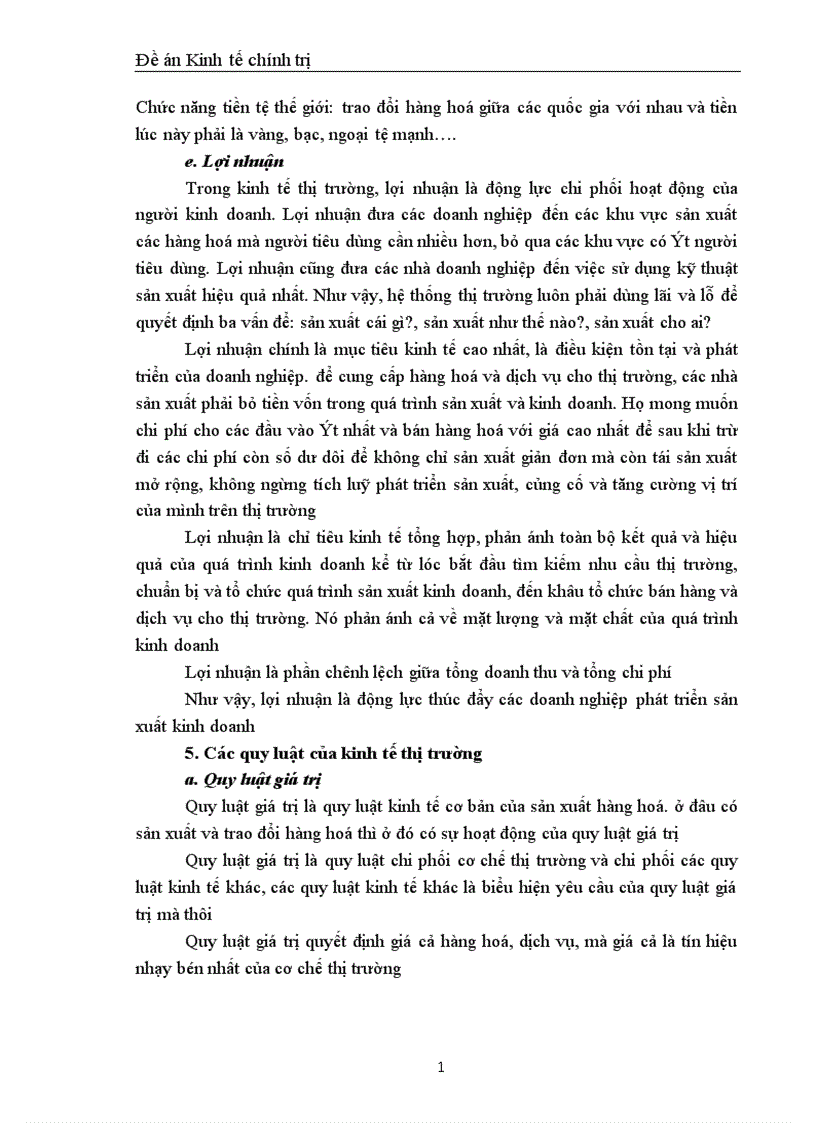 image for page Tính quy luật hình thành kinh tế thị trường sự vận dung vao nền kinh tế ở Việt Nam hiện nay 1
