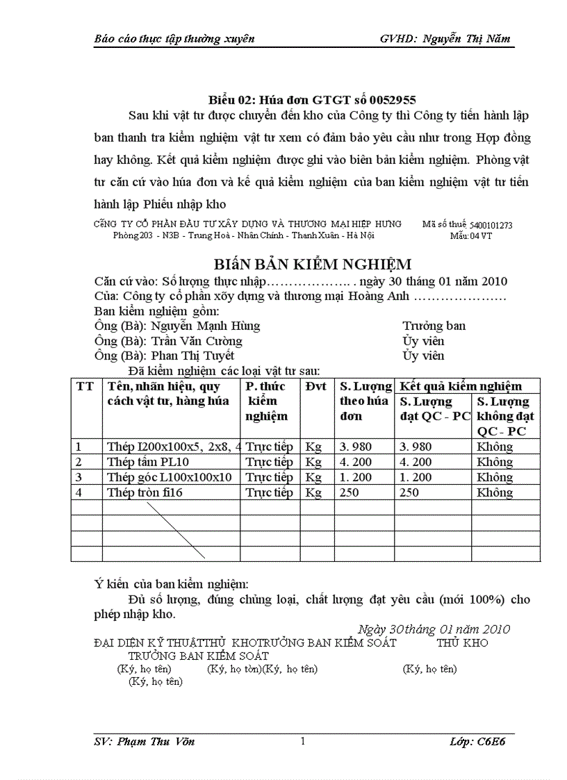 image for page Báo cáo thực tập tổng hợp tại Công ty Cổ phần Đầu tư xây dựng và Thương mại Hiệp Hưng