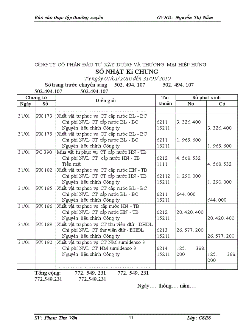 image for page Báo cáo thực tập tổng hợp tại Công ty Cổ phần Đầu tư xây dựng và Thương mại Hiệp Hưng