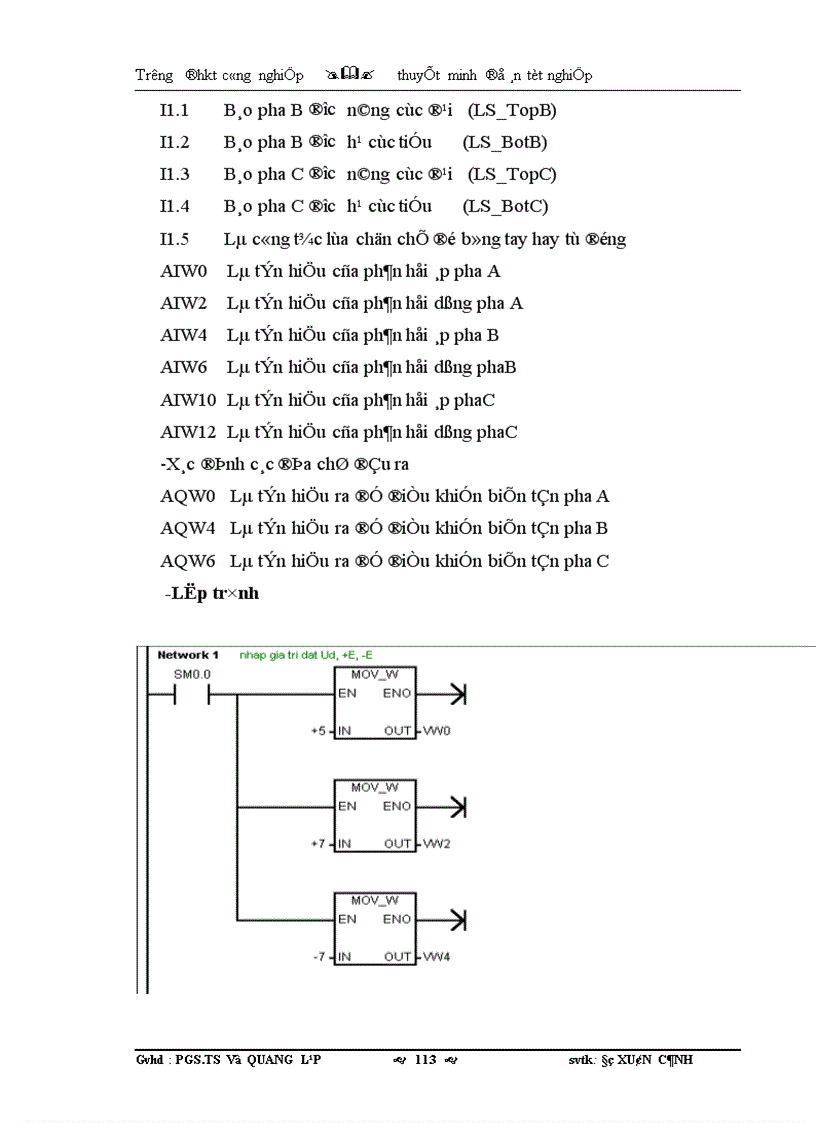 image for page Nghiên cứu ứng dụng PLC và Biến Tần vào công nghệ nâng hạ điện cực lò hồ quang