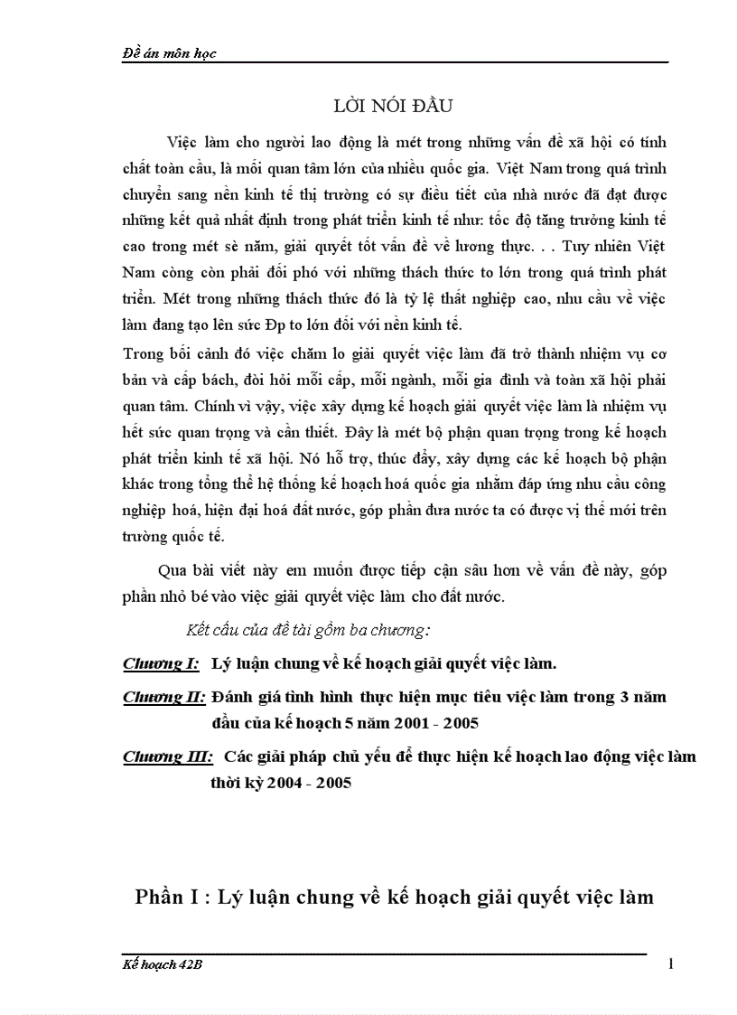 image for page Các giải pháp chủ yếu để thực hiện kế hoạch lao động việc làm thời kỳ 1