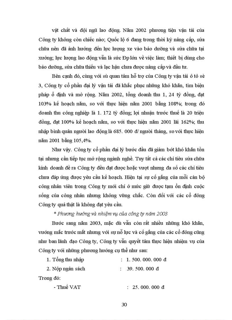 image for page Tiến trình Cổ phần hóa Công ty Vận tải ô tô số 3 Cục Đường bộ Việt Nam thuộc Bộ Giao thông Vận tải Những bài học kinh nghiệm rút ta 1
