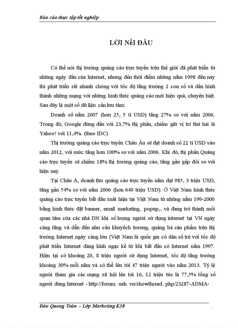 image for page Báo cáo thực tập tổng hợp tại Công ty cô phâ n pha t triê n gia i pha p trư c tuyê n Moore