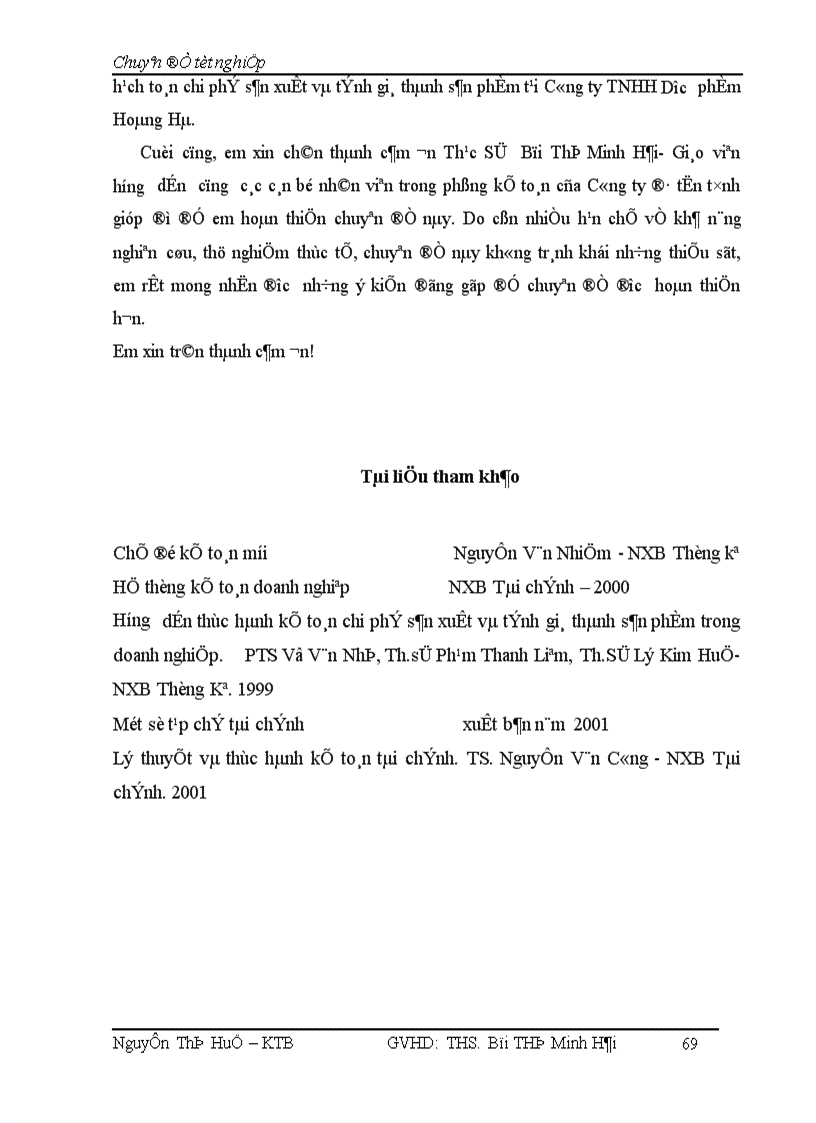 image for page Hoàn Thiện kế toán tập hợp chi phí sản xuất và tính giá thành sản phẩm tại Công ty TNHH Dược Phẩm Hoàng Hà 1