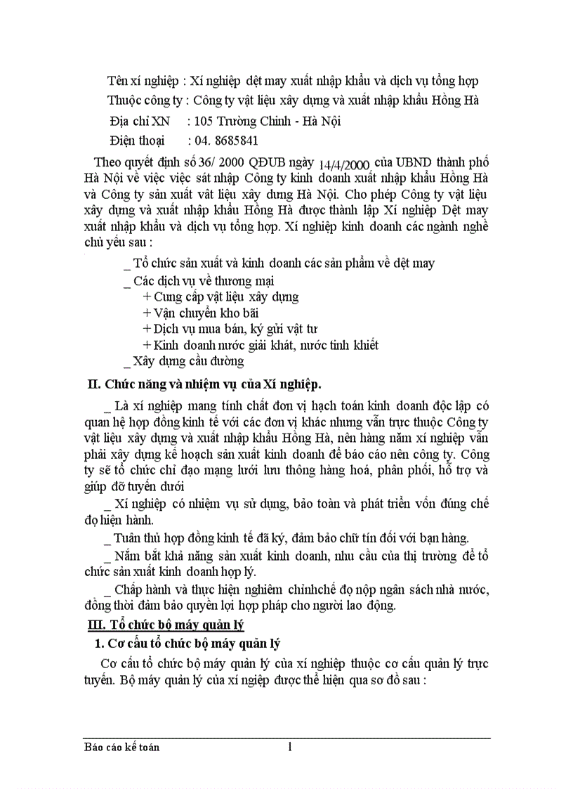 image for page Thực trạng công tác hạch toán kế toán tổng hợp tại Xí nghiệp dệt may xuất nhập khẩu và dịch vụ tổng hợp 1