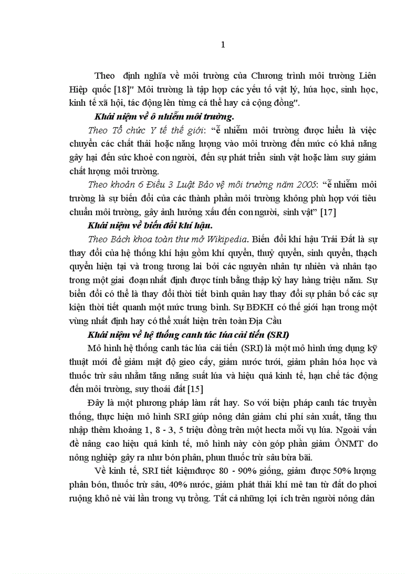 image for page Nghiên cứu sự thay đổi nhận thức của người dân về môi trường thông qua hệ thống canh tác lúa cải tiến SRI tại xã Xuân Phương huyện Phú Bình tỉnh Thái Nguyên 1
