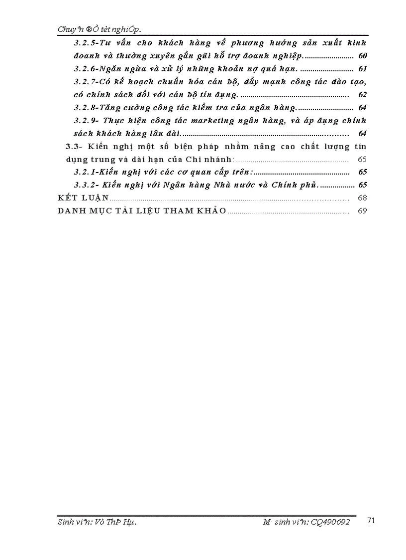 image for page Nâng cao chất lượng tín dụng trung và dài hạn tại Chi nhánh NHNo PTNT Thăng Long 1