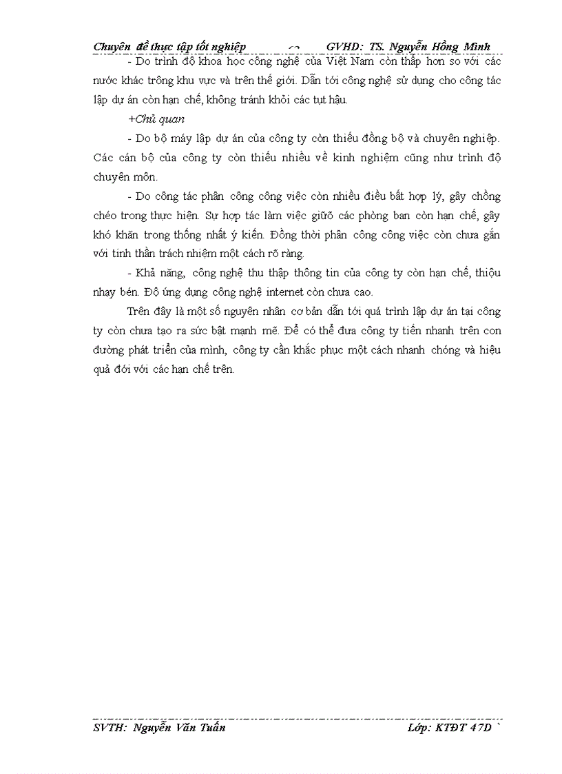 image for page Hoàn thiện công tác lập dự án dầu tư tại công ty cổ phần sông đà 10 1