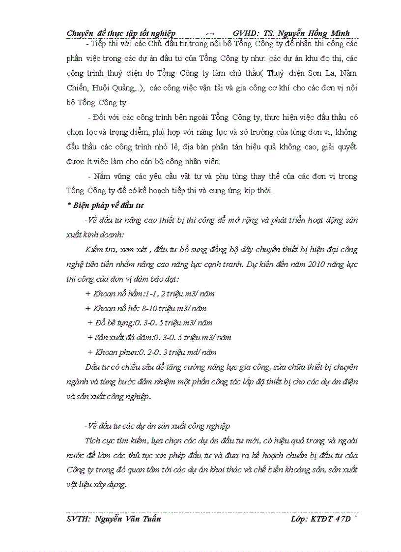 image for page Hoàn thiện công tác lập dự án dầu tư tại công ty cổ phần sông đà 10 1