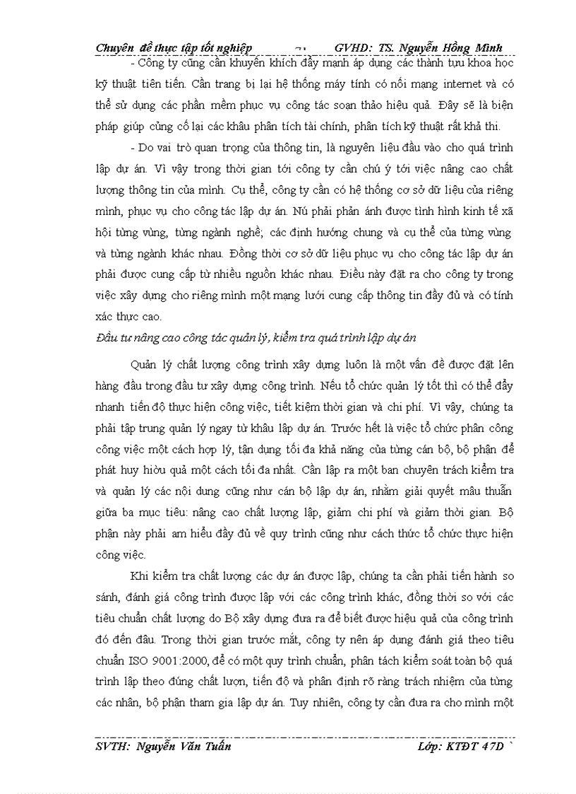 image for page Hoàn thiện công tác lập dự án dầu tư tại công ty cổ phần sông đà 10 1