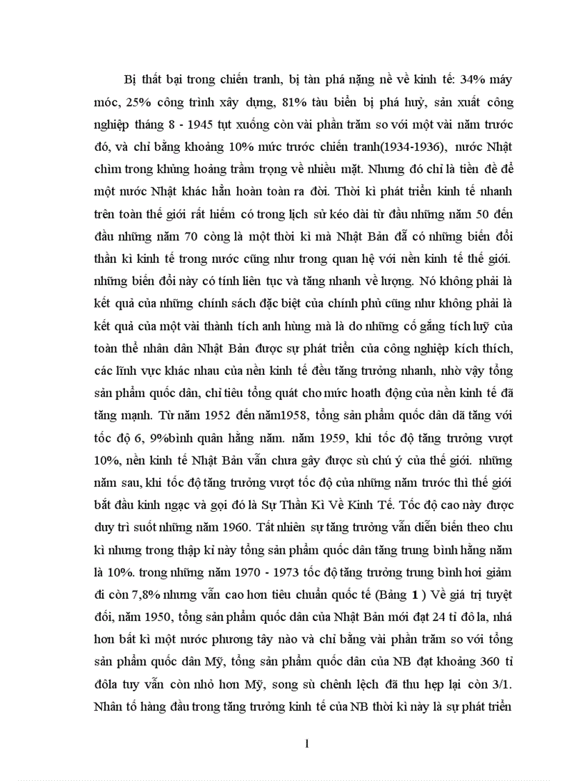 image for page Phân tích đặc điểm kinh tế dẫn tới sự phát triển thần kỳ của Nhật Bản