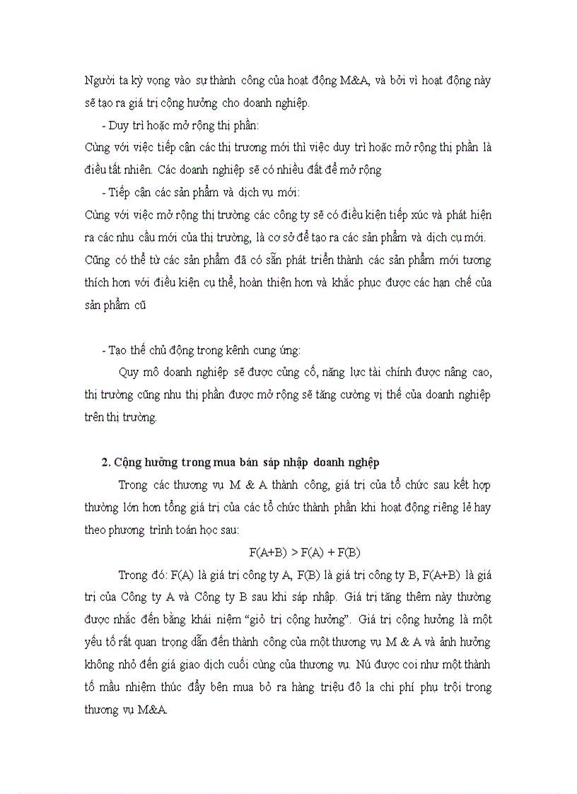 image for page Tìm hiểu dưới giác độ tài chính quy trình mua bán sáp nhập doanh nghiệp 1