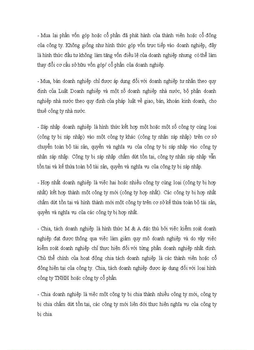 image for page Tìm hiểu dưới giác độ tài chính quy trình mua bán sáp nhập doanh nghiệp 1