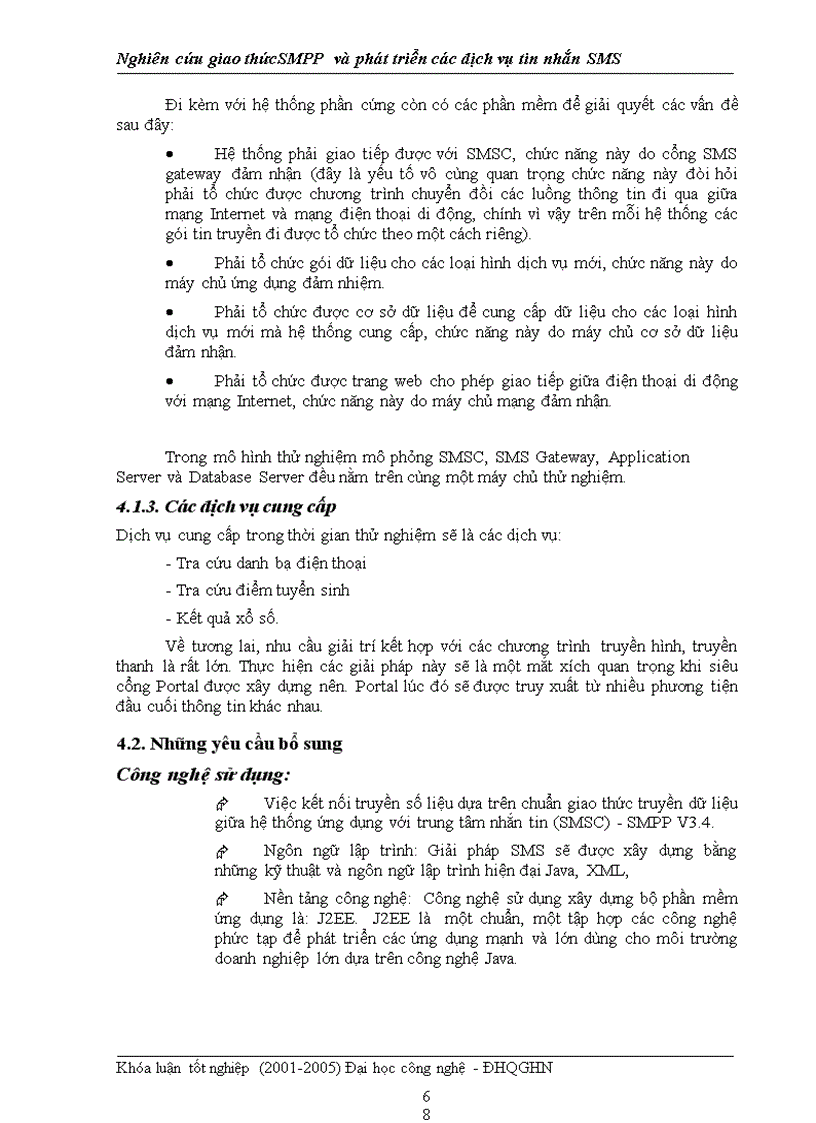image for page Nghiên cứu giao thức SMPP và phát triển các dịch vụ tin nhắn SMS