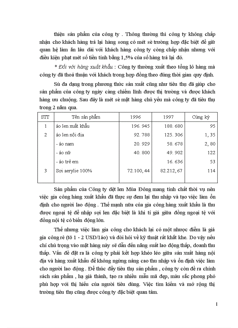 image for page Thực trạng hoạt động bán hàng của Công ty dệt len mùa đông 1