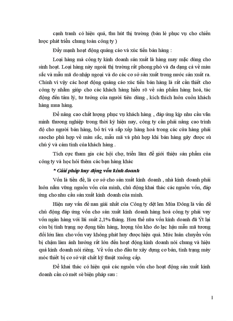 image for page Thực trạng hoạt động bán hàng của Công ty dệt len mùa đông 1