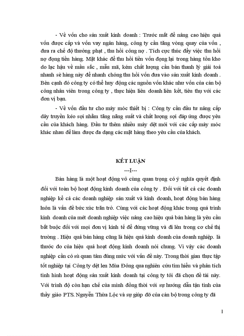 image for page Thực trạng hoạt động bán hàng của Công ty dệt len mùa đông 1