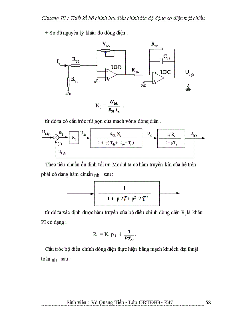 image for page Thiết kế bộ chỉnh lưu điều chỉnh tốc độ động cơ điện một chiều