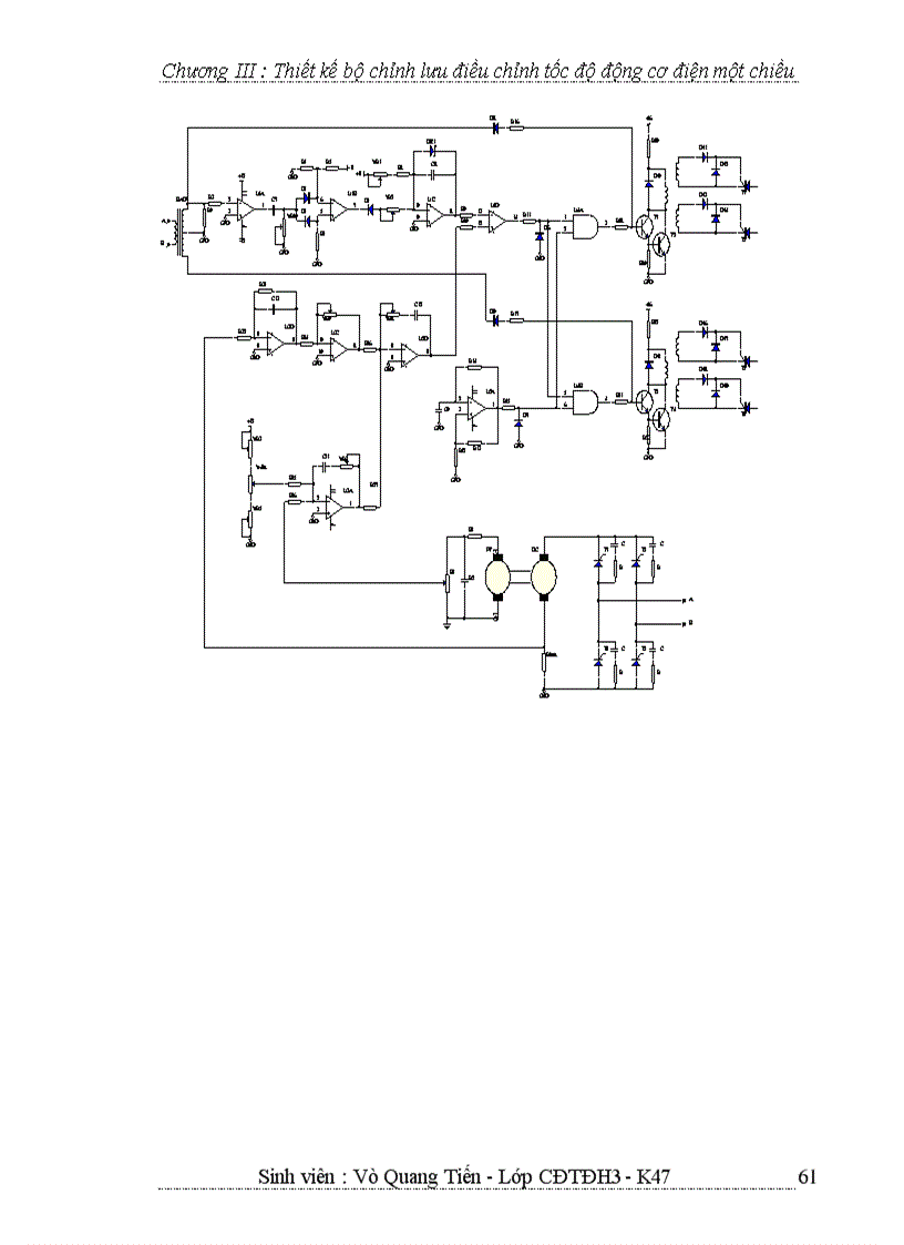 image for page Thiết kế bộ chỉnh lưu điều chỉnh tốc độ động cơ điện một chiều