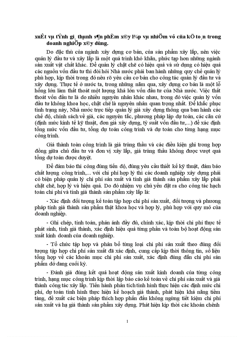 image for page Tổ chức công tác kế toán tập hợp chi phí sản xuất và tính giá thành sản phẩm xây lắp tại công ty kinh doanh phát triển nhà Hà nội 1