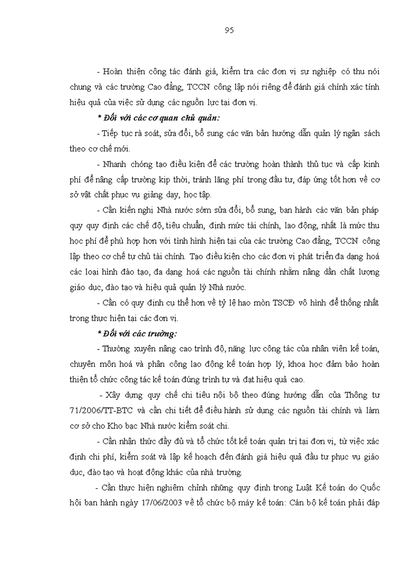 image for page Hoàn thiện tổ chức công tác kế toán ở các trường Cao đẳng Trung học chuyên nghiệp trên địa bàn tỉnh Thanh Hoá
