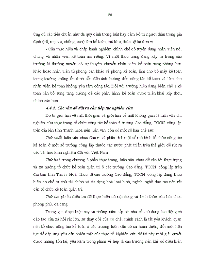 image for page Hoàn thiện tổ chức công tác kế toán ở các trường Cao đẳng Trung học chuyên nghiệp trên địa bàn tỉnh Thanh Hoá