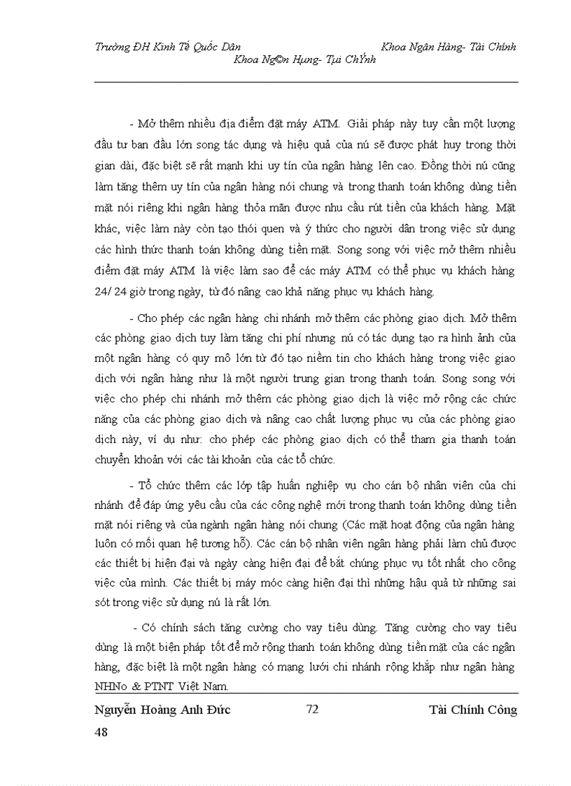 image for page Mở rộng thanh toán không dùng tiền mặt tại NHNo PTNT Huyện Hoà An