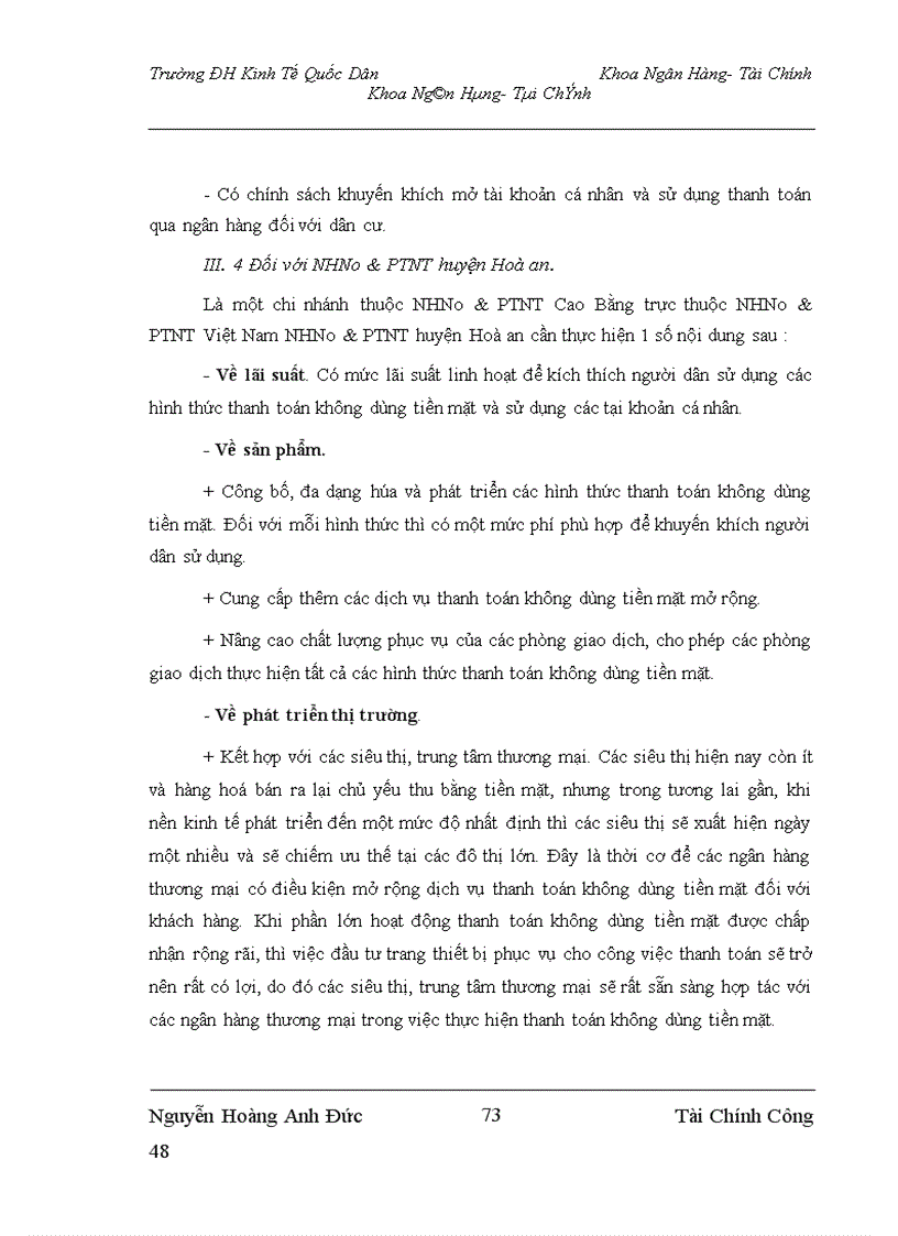 image for page Mở rộng thanh toán không dùng tiền mặt tại NHNo PTNT Huyện Hoà An