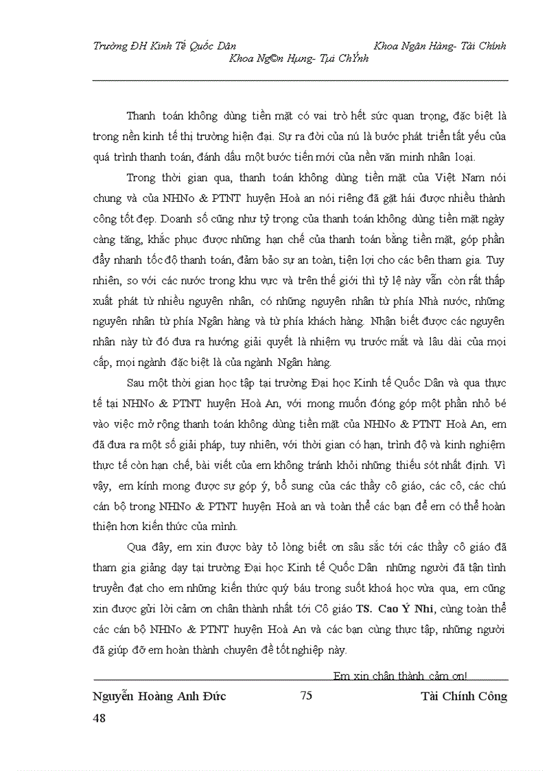 image for page Mở rộng thanh toán không dùng tiền mặt tại NHNo PTNT Huyện Hoà An