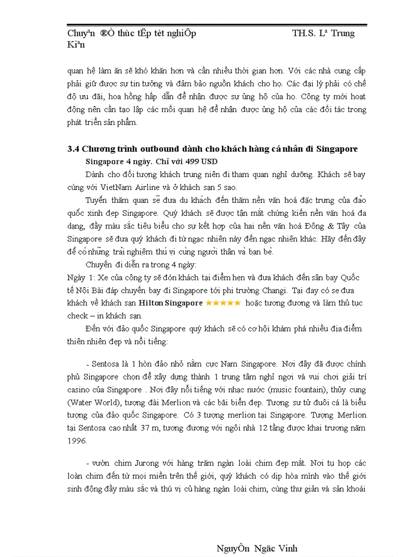 image for page Xây dựng chiến lược sản phẩm outbound dành cho khách hàng cá nhân tại công ty du lịch Nam Thái