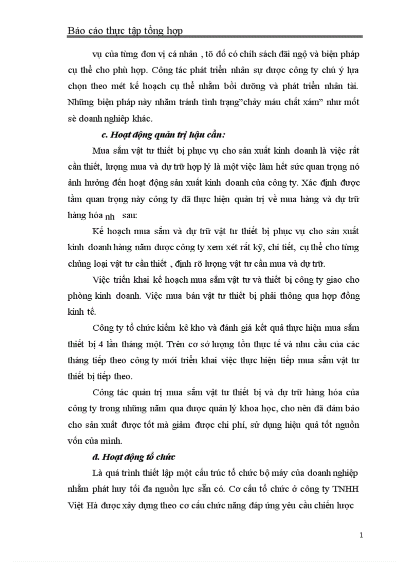 image for page Báo cáo thực tập tổng hợp tại Công ty TNHH thương mại xây dựng Việt Hà