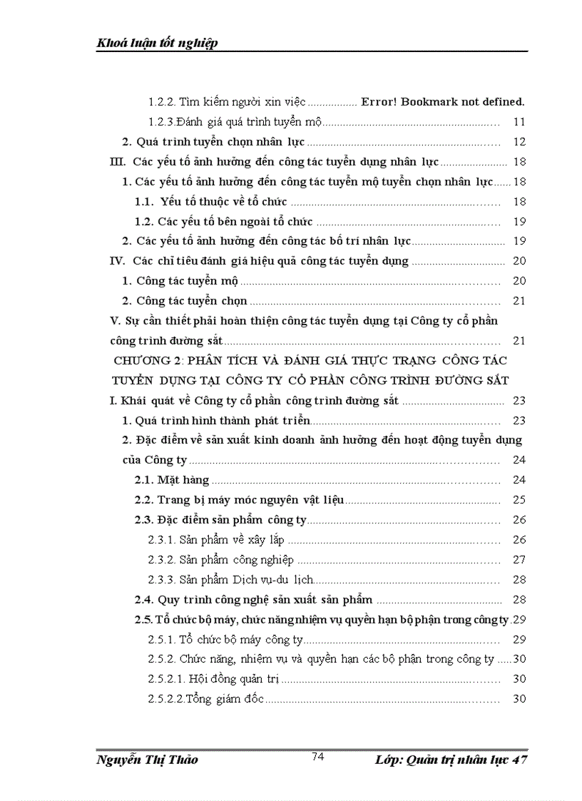 image for page Công tác tuyển dụng và bố trí nhân lực tại Công ty cổ phần công trình đường sắt giai đoạn 2006 2010 thực trạng và giải pháp 1