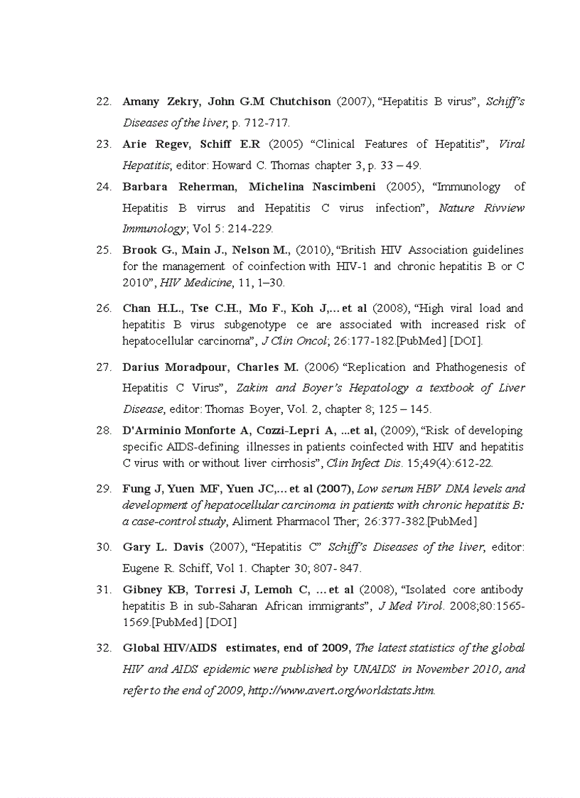 image for page Tình trạng đồng nhiễm viêm gan B và viêm gan C ở người nhiễm HIV AIDS tại Bệnh viện Bệnh nhiệt đới Trung ương