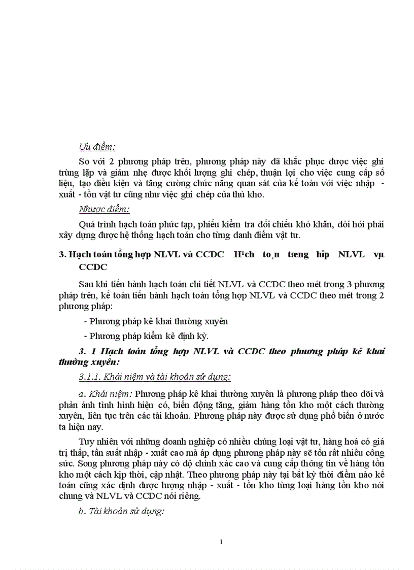 image for page Hoàn thiện hạch toán NLVL và CCDC tại Công ty cổ phần thuốc thú y TW I 1