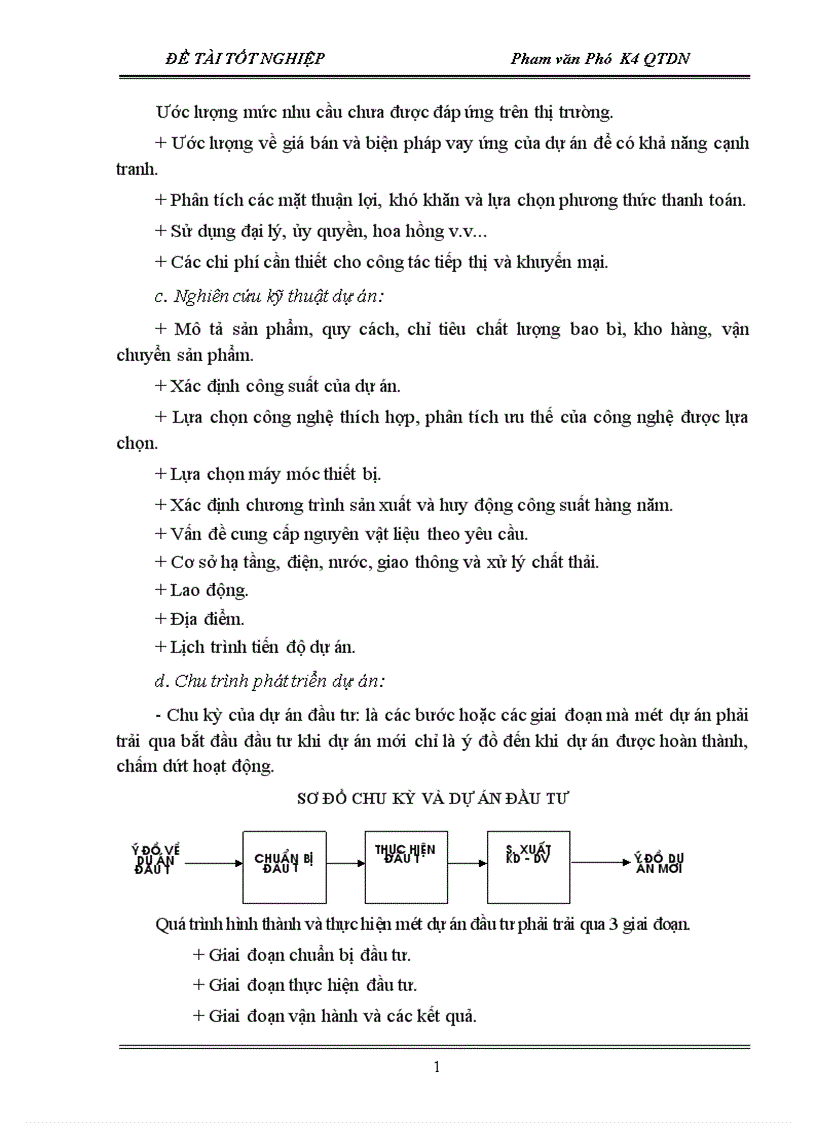 image for page Lập và phân tích dự án đầu tư dây chuyền sản xuất sữa đậu nành công suất 5 5 triệu lít năm 1