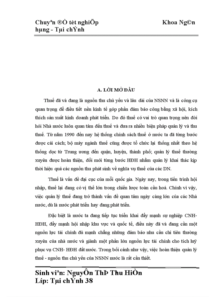 image for page Hoàn thiện công tác quản lý thuế thu nhập doanh nghiệp đối với các doanh nghiệp nhà nước trên địa bàn tỉnh Sơn La